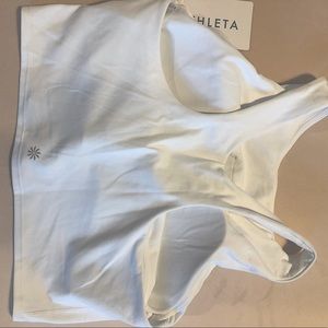 Athleta white sports bra